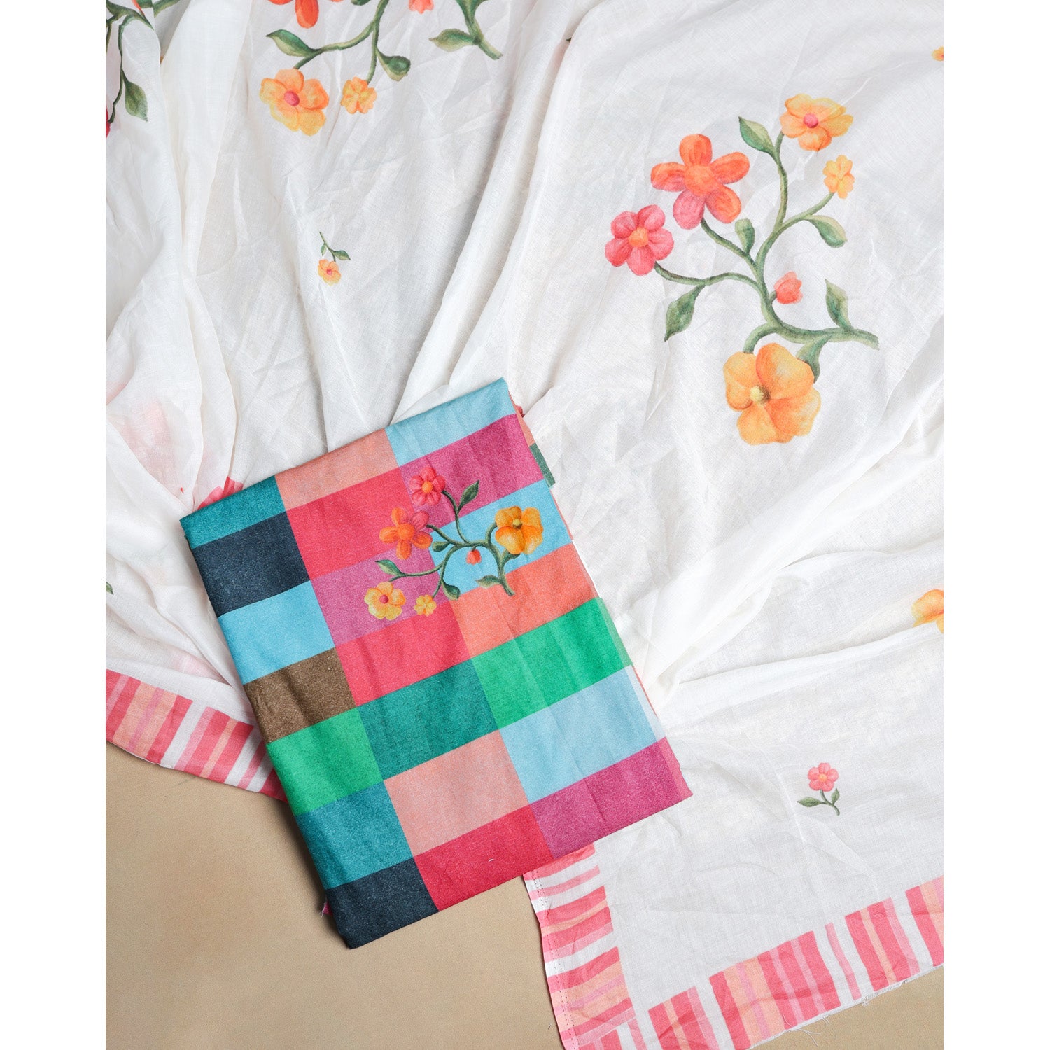 COTTON PRINTED 2 PIECE SET