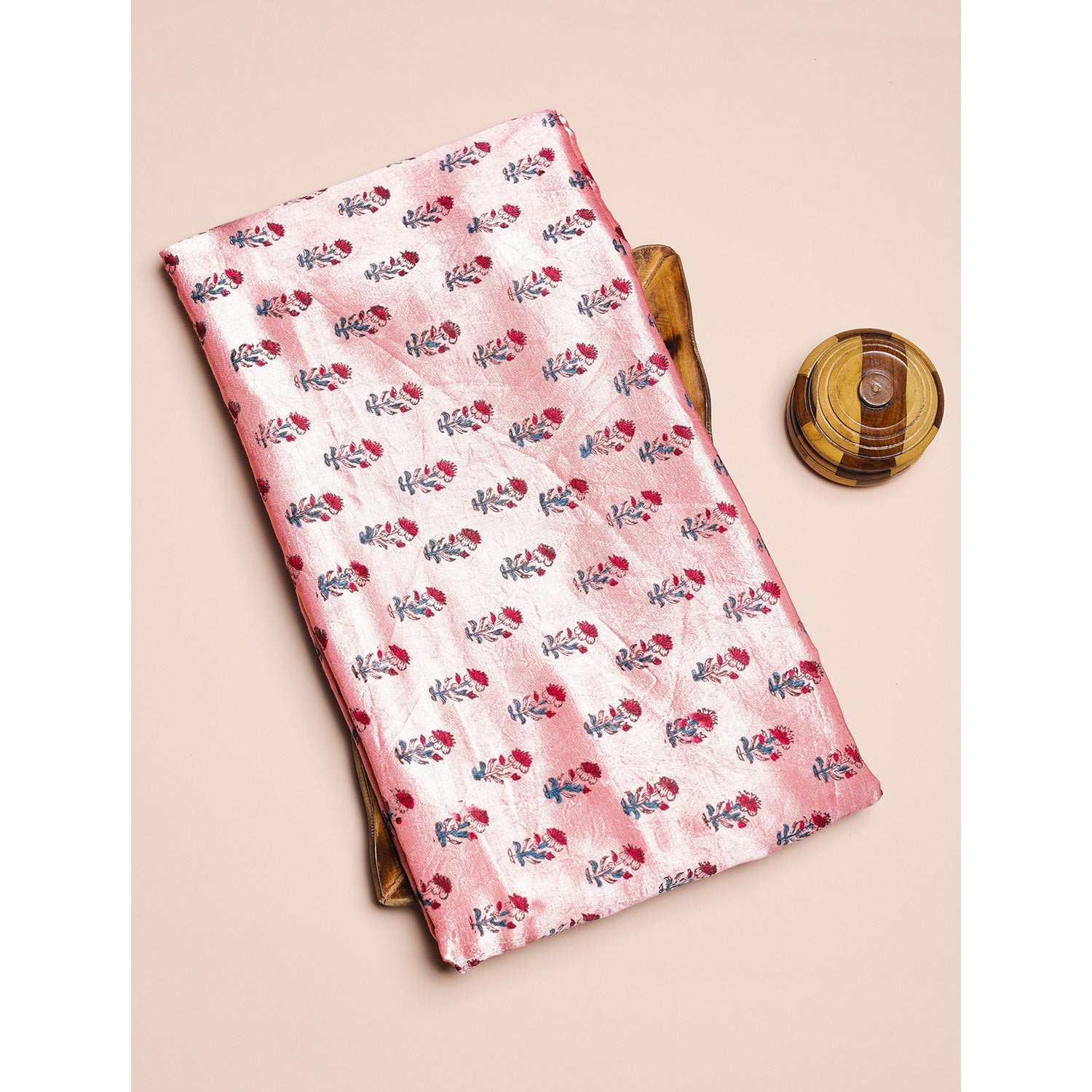 PURE MASHRU GAJJI SILK PRINTED FABRIC