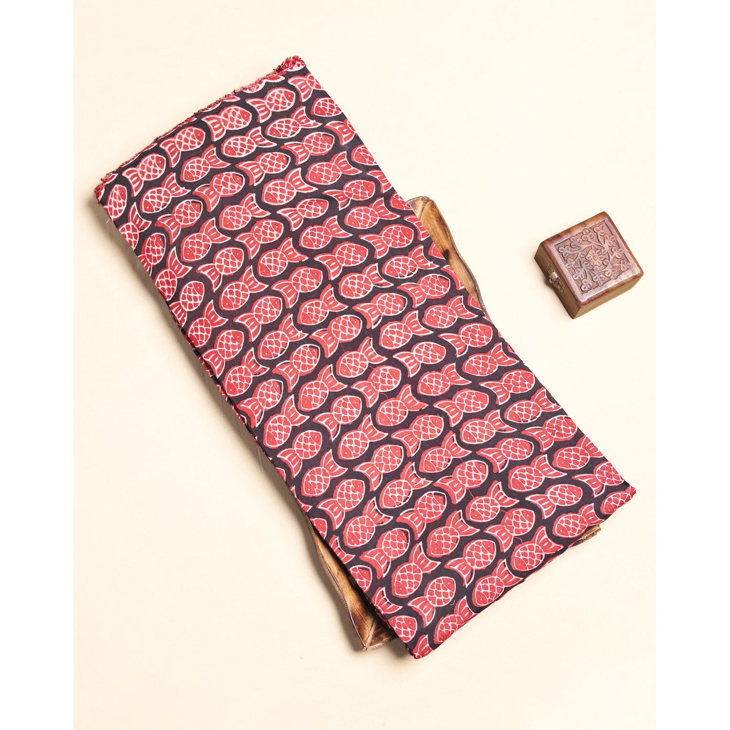 COTTON AJRAKH PRINTED FABRIC