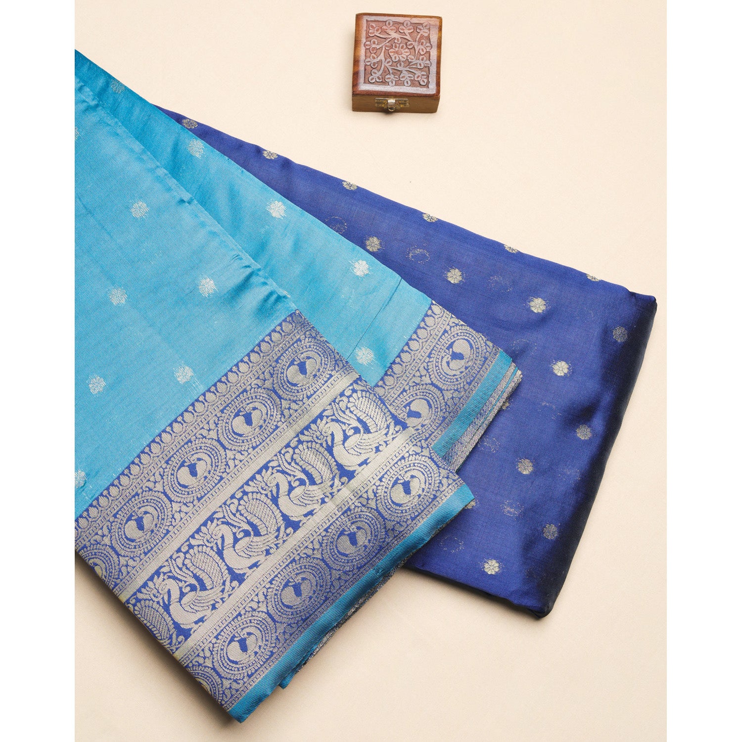 SEMI SILK ZARI WOVEN FABRICS