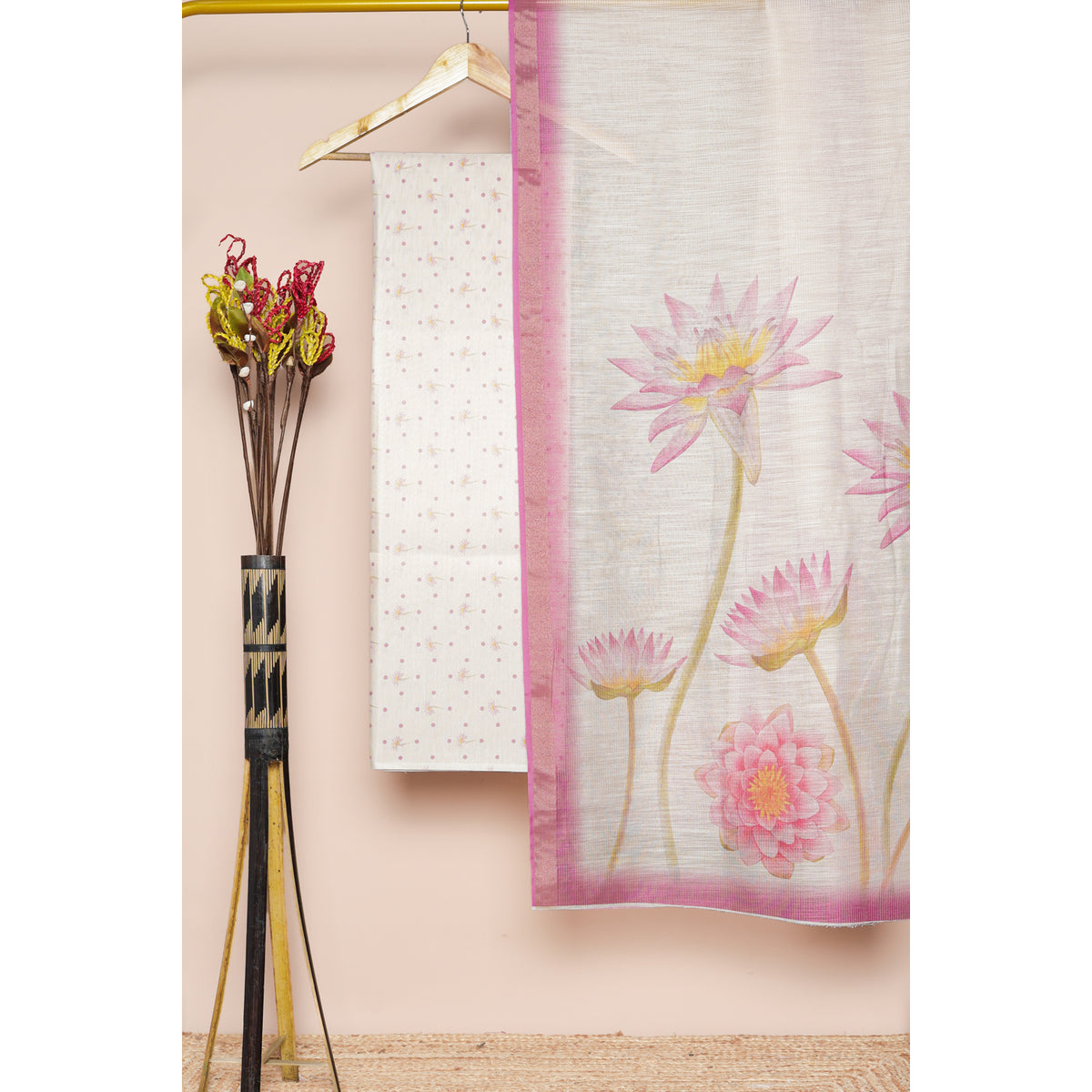 KAMALENDRA - TISSUE SILK PRINTED 2 PIECE SET