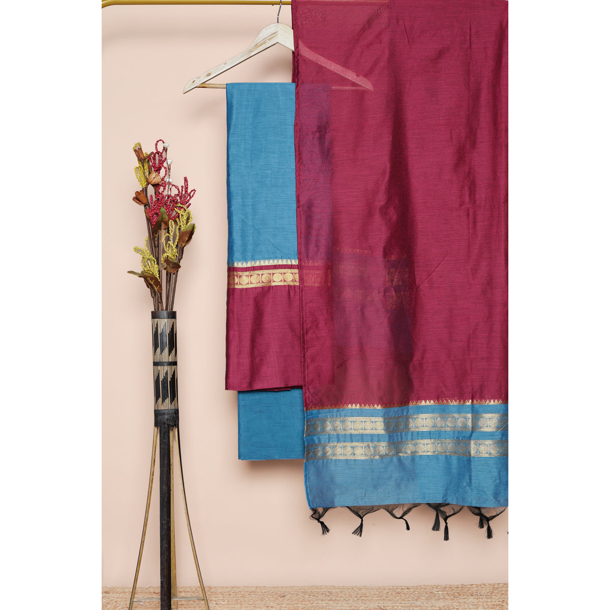 NARAYANPET JACQUARD SILK SUIT SET