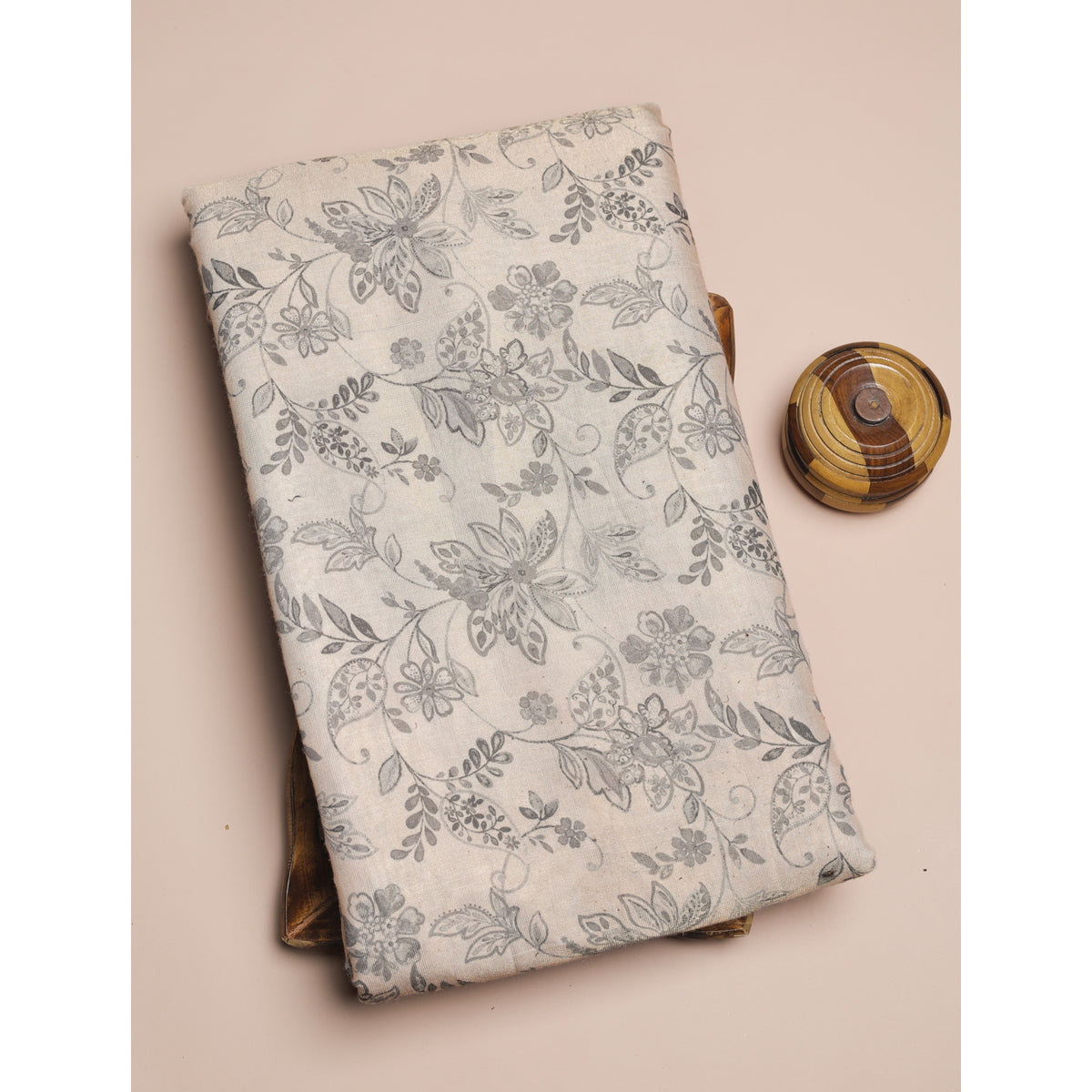 SEMI TUSSAR PRINTED FABRIC