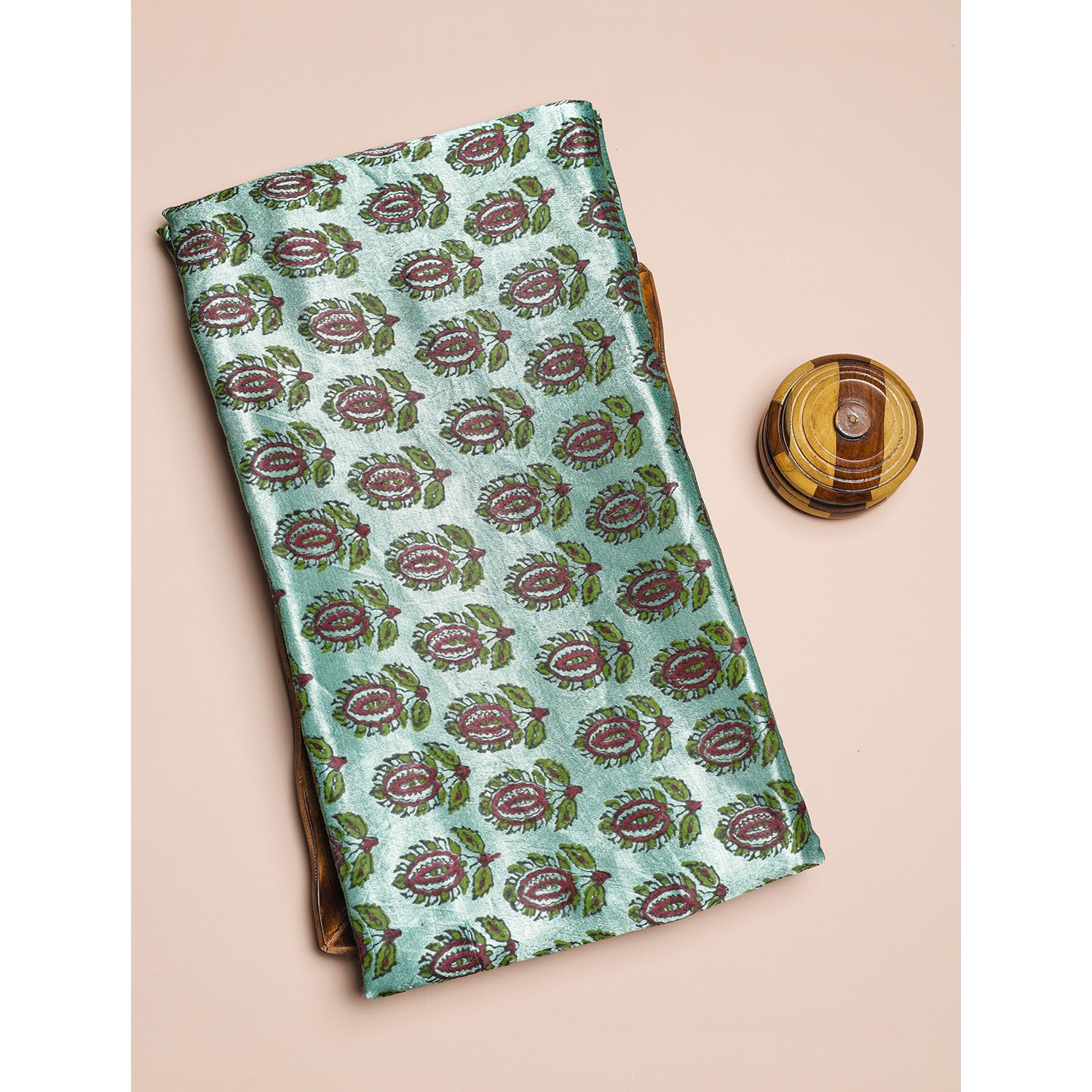 PURE MASHRU GAJJI SILK PRINTED FABRIC