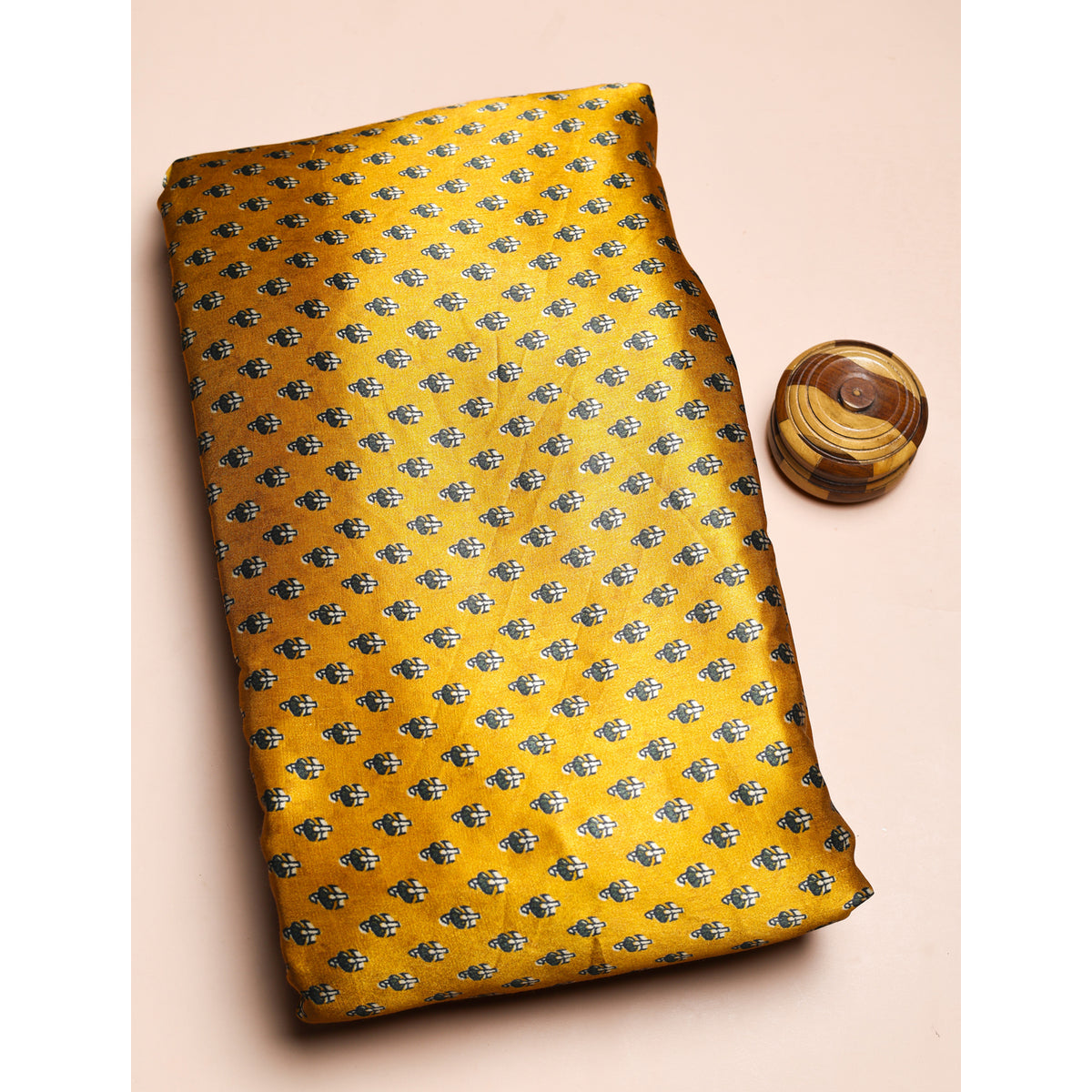 PURE MASHRU GAJJI SILK PRINTED FABRIC