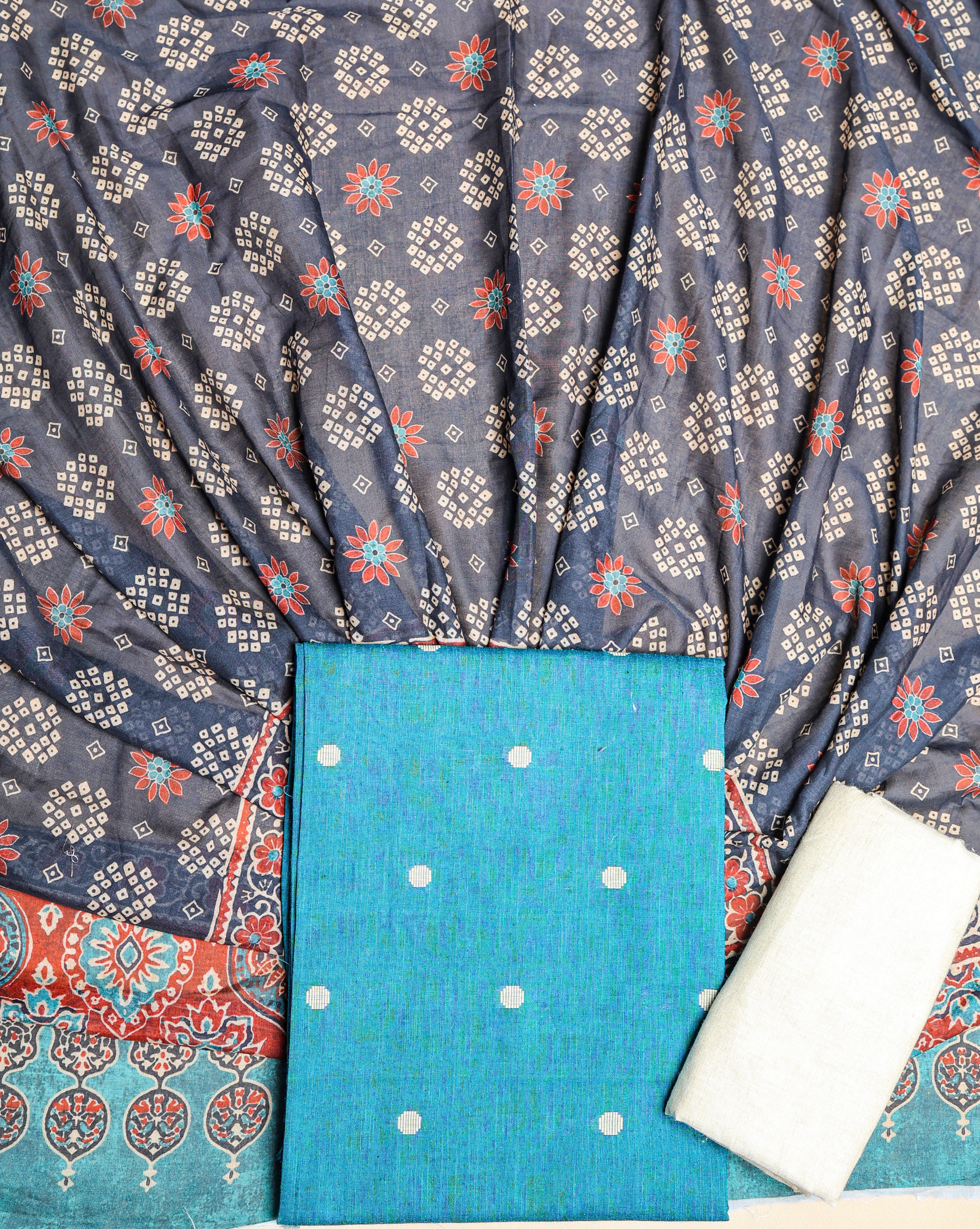 PURE COTTON HANDLOOM SUIT SET