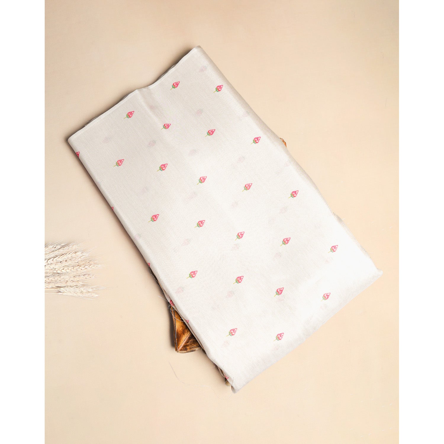 SHIMMER TISSUE PRINTED BUTTA FABRIC