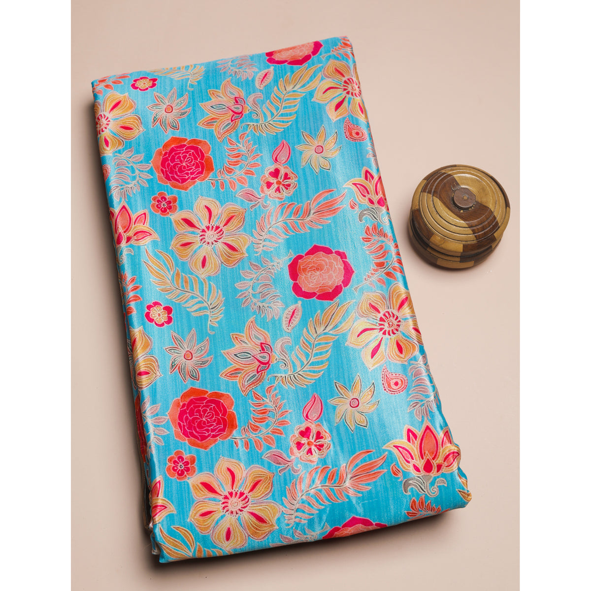 SEMI SILK PRINTED FABRIC