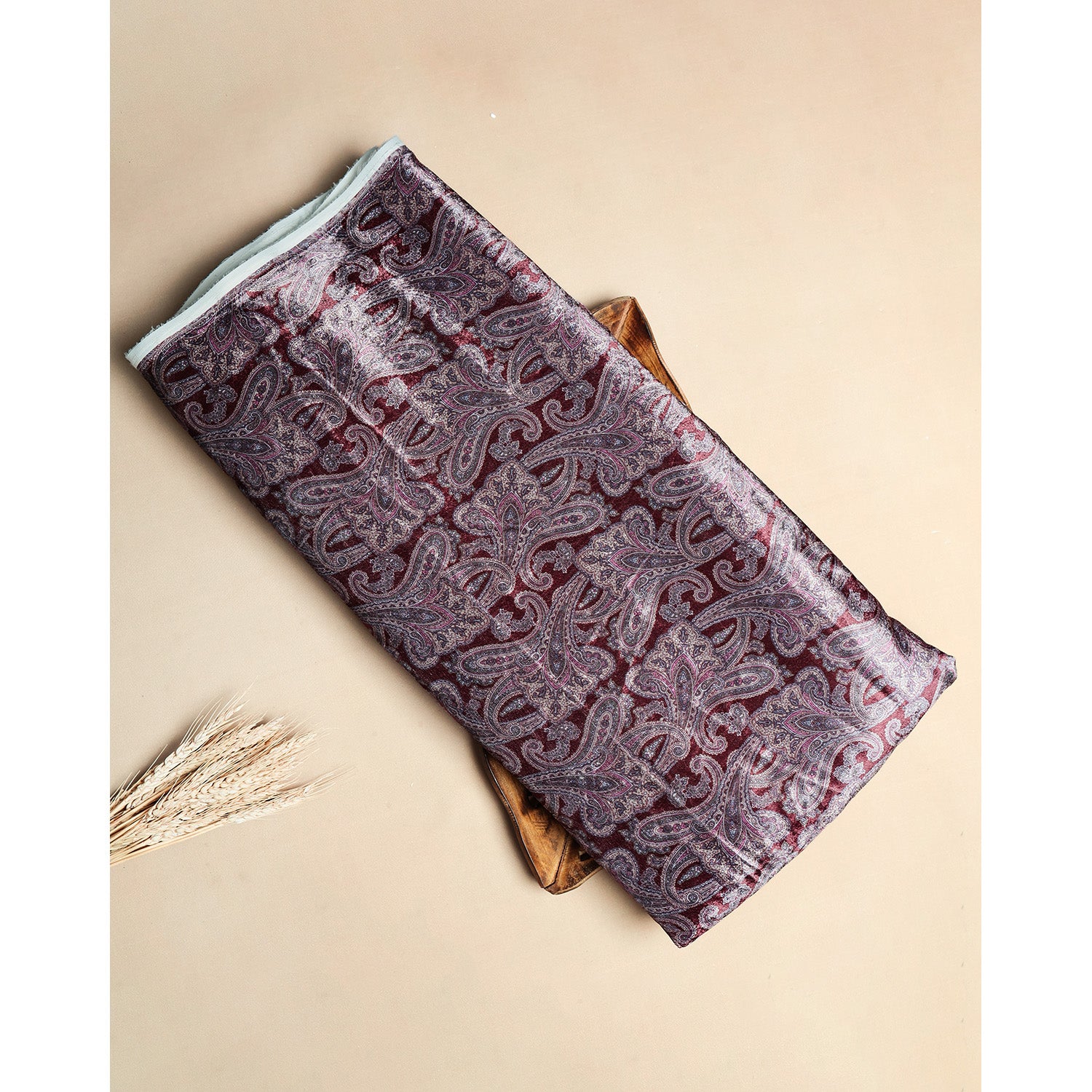 MEHFIL-E-RANG - VELVET DIGITAL PRINTED FABRIC