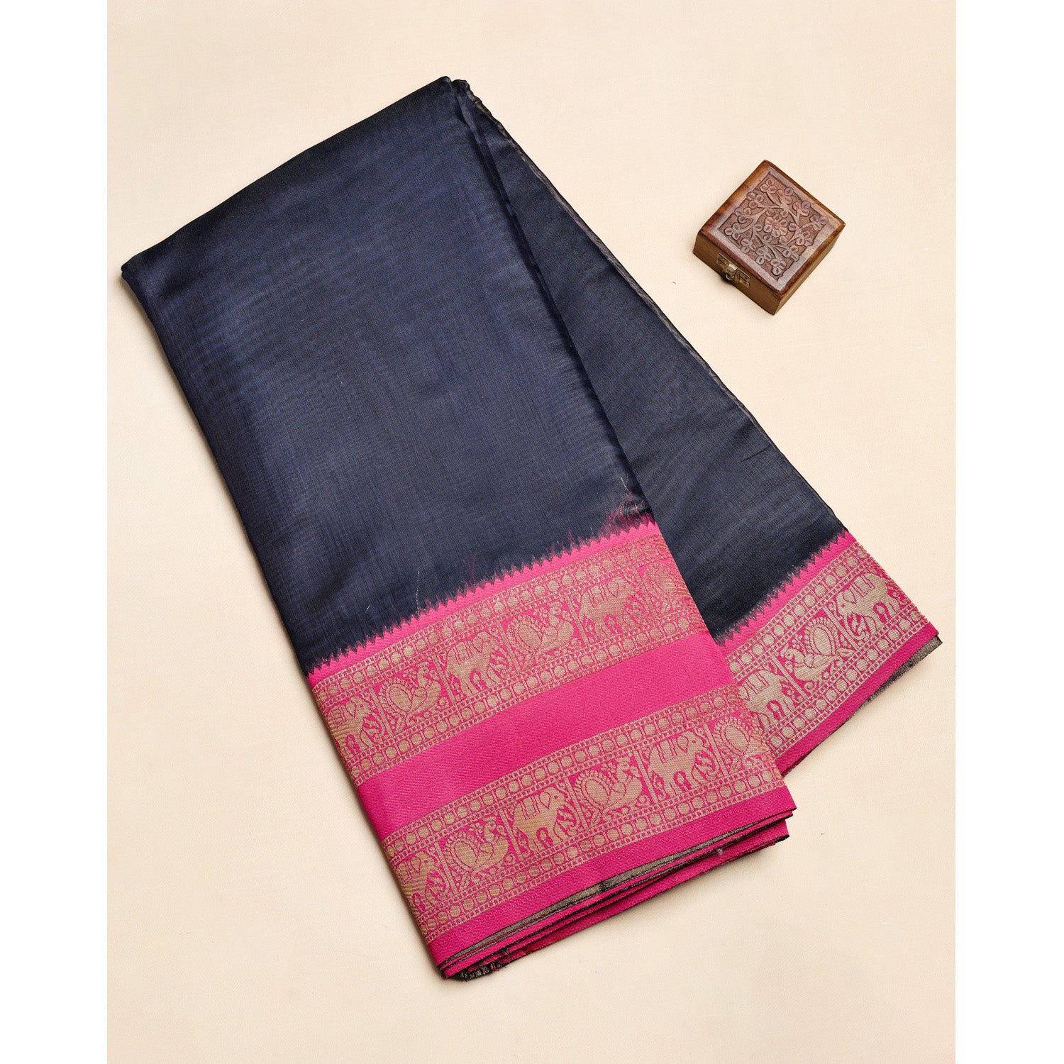 SEMI SILK ZARI WOVEN FABRIC