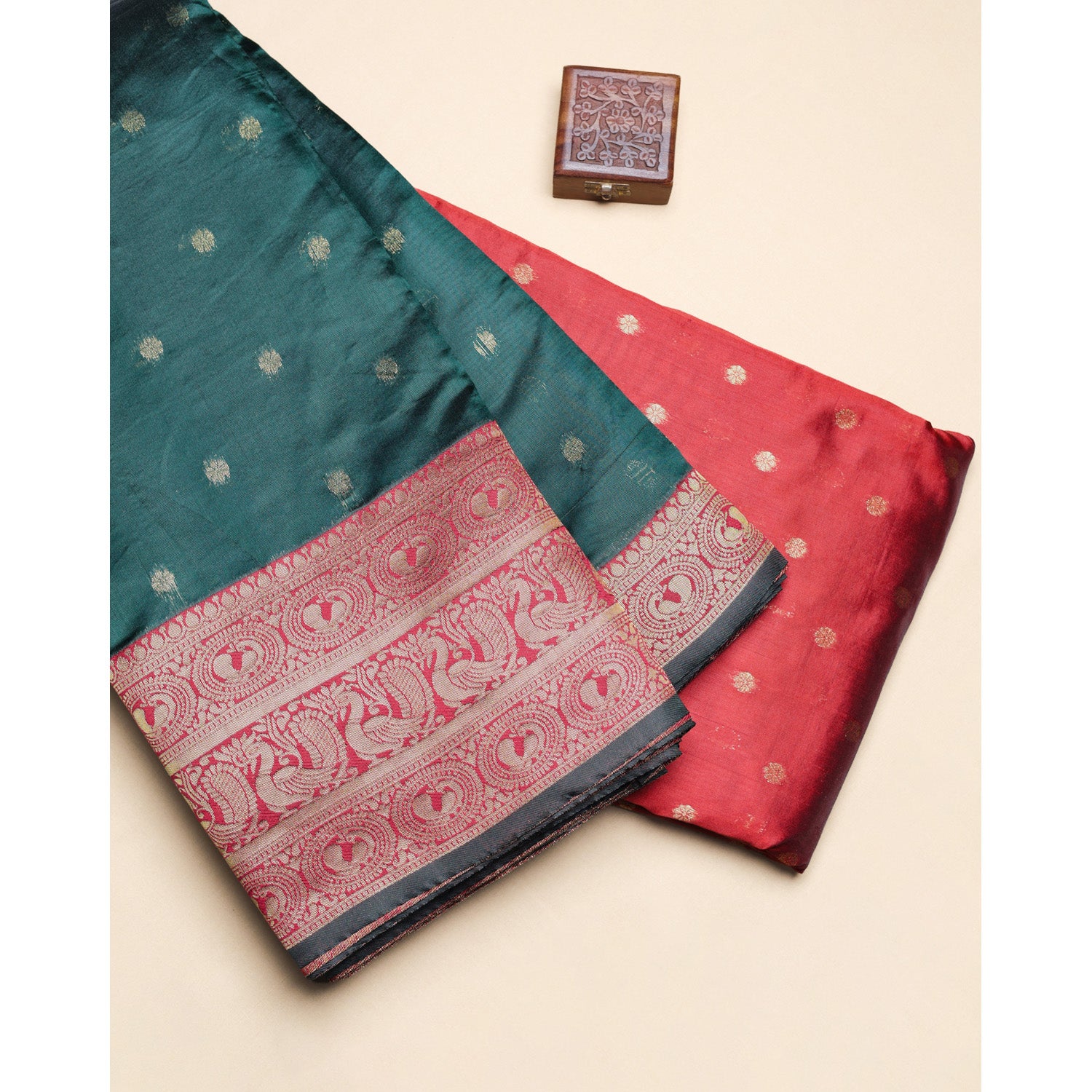 SEMI SILK ZARI WOVEN FABRICS