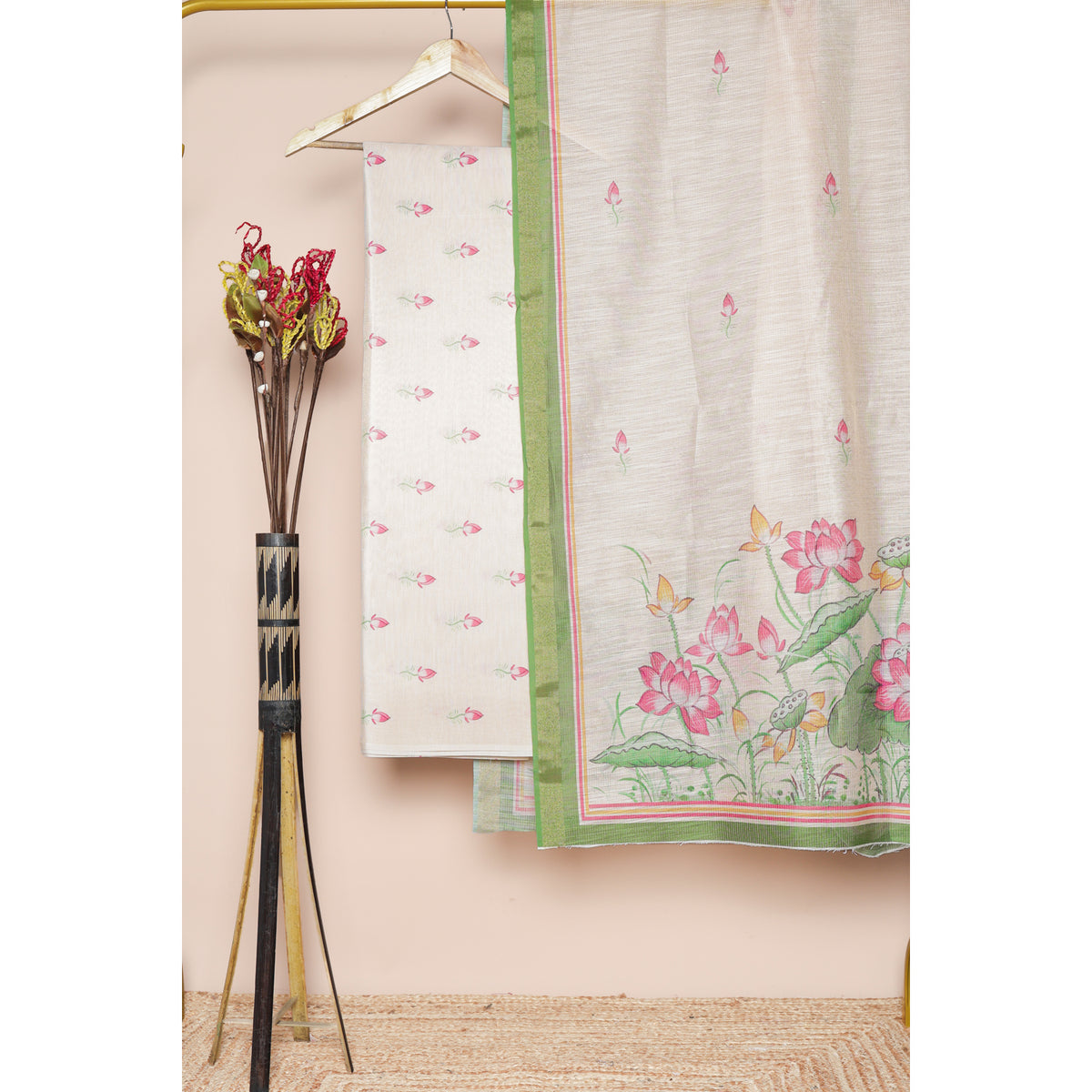 KAMALENDRA - TISSUE SILK PRINTED 2 PIECE SET