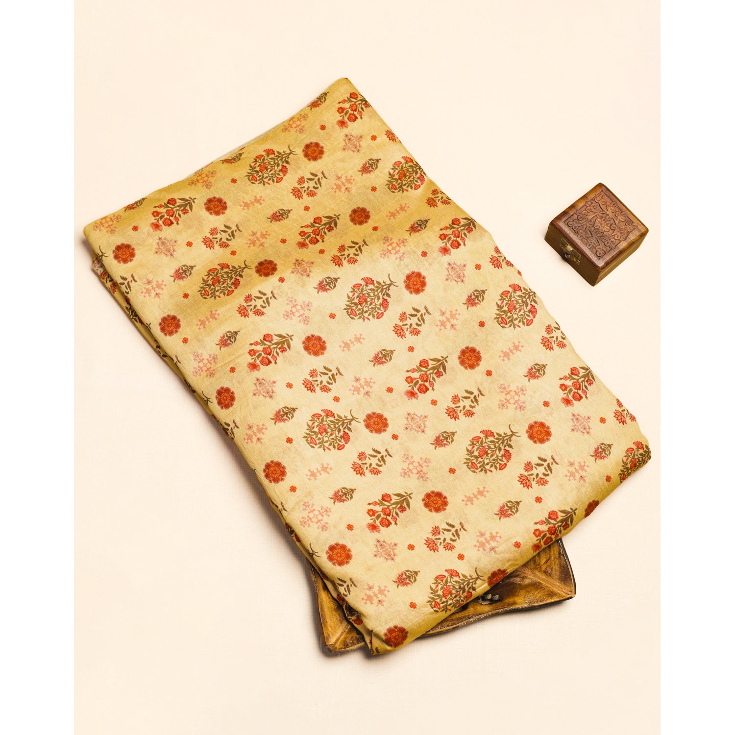 MOGRA CHANDERI PRINTED FABRIC