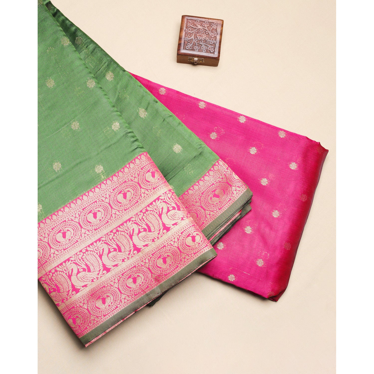 SEMI SILK ZARI WOVEN FABRICS