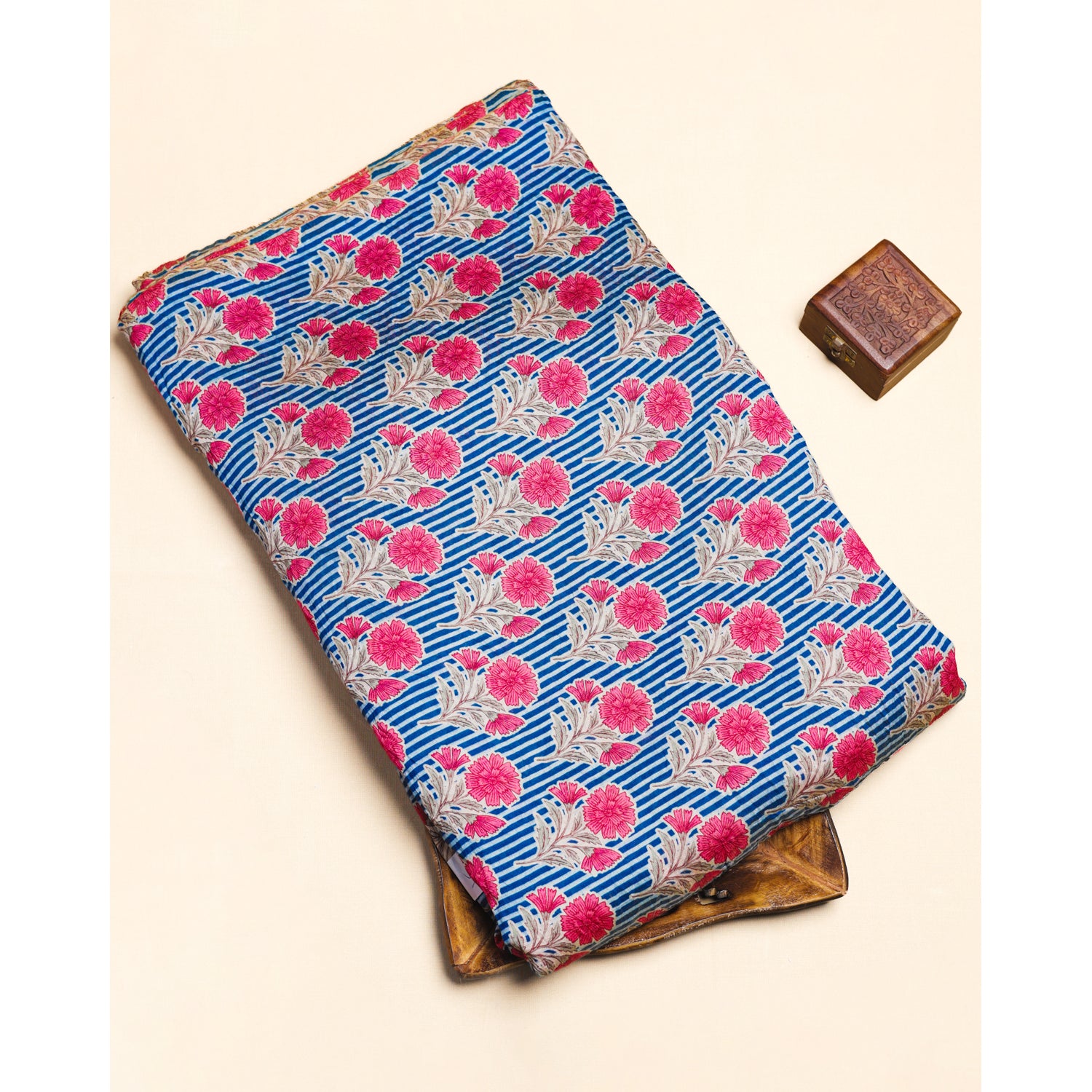 MOGRA CHANDERI PRINTED FABRIC