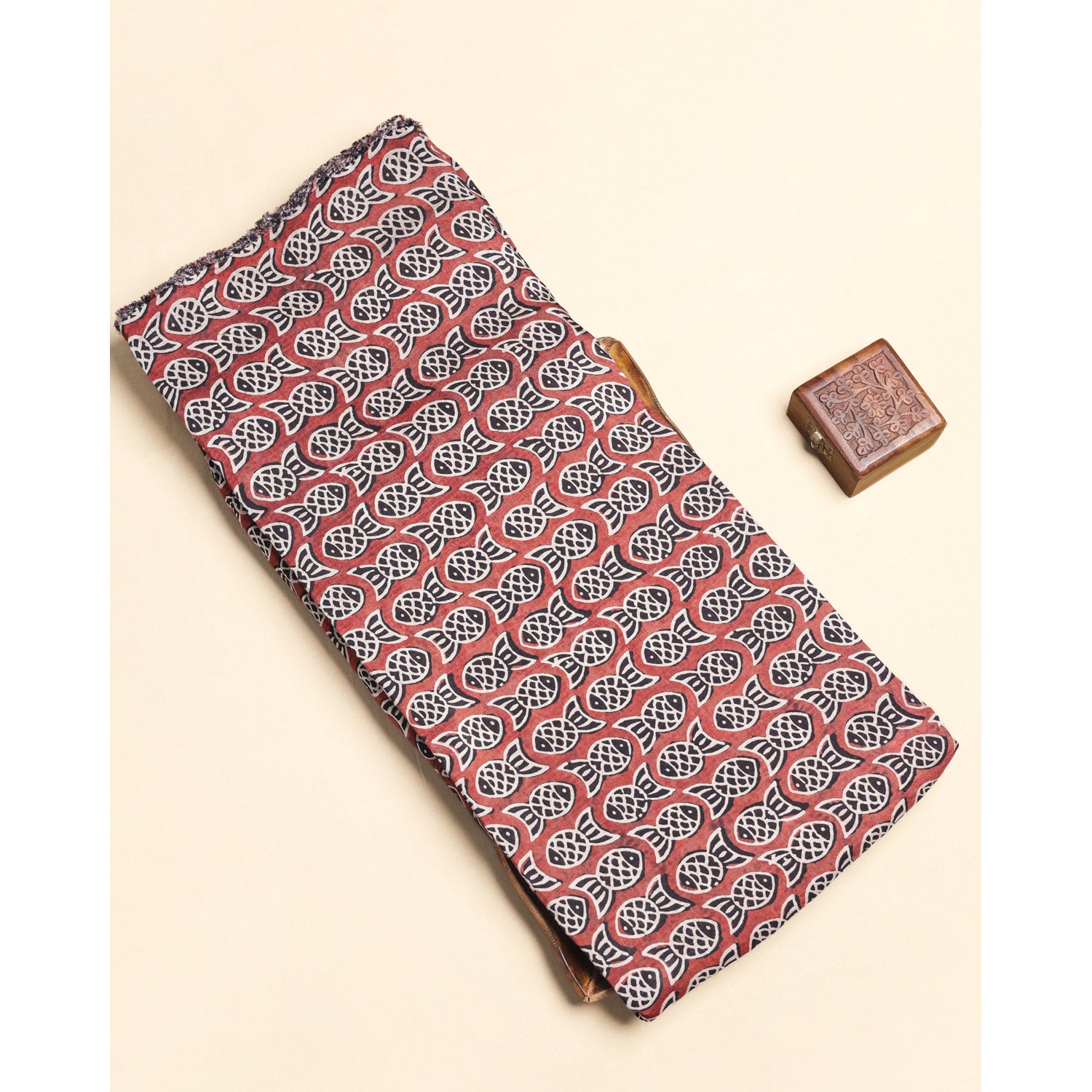 COTTON AJRAKH PRINTED FABRIC