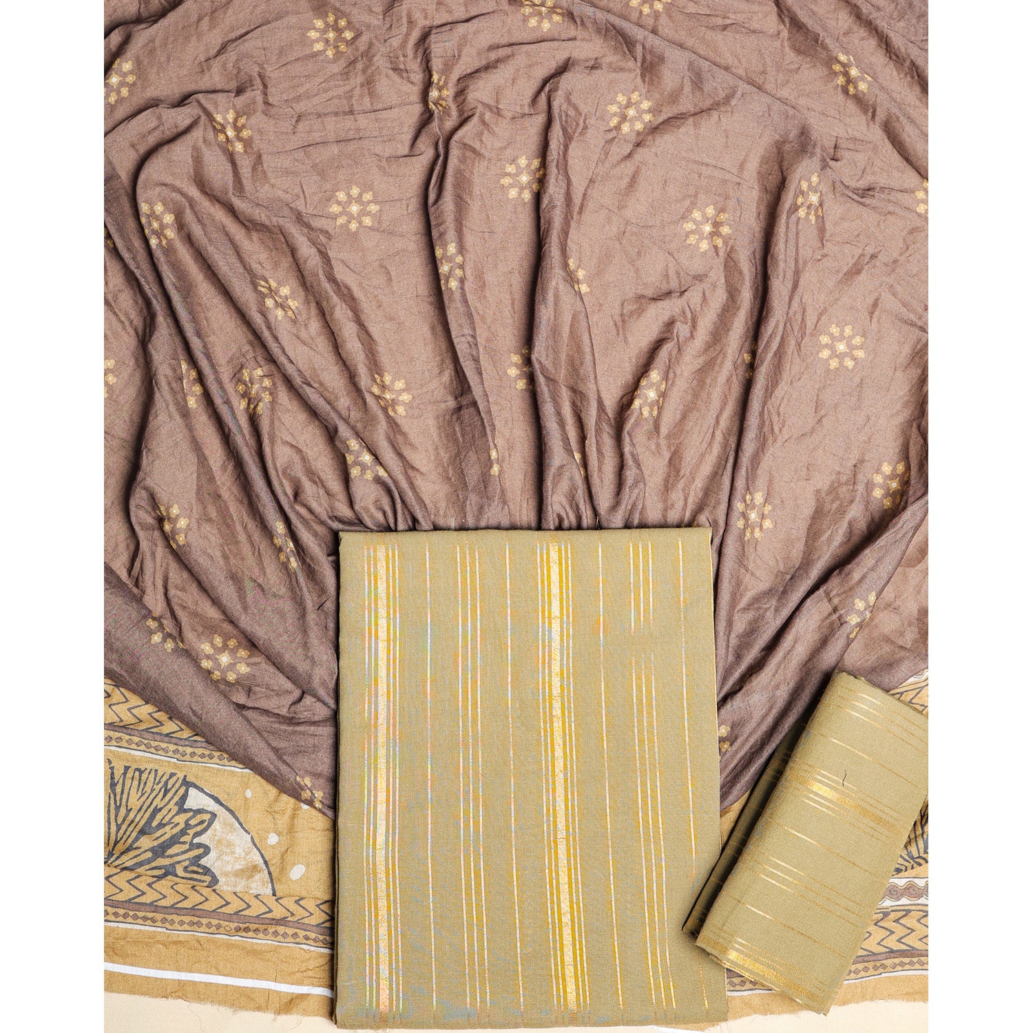 PURE COTTON HANDLOOM SUIT SET