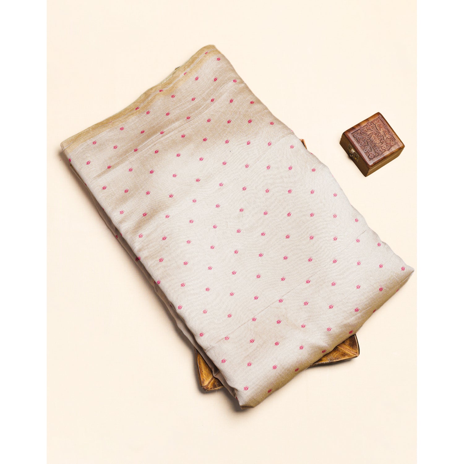 MOGRA CHANDERI PRINTED FABRIC