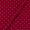 Velvet Crimson Pink Colour Tikki Embroidered Fabric Online 3029A18