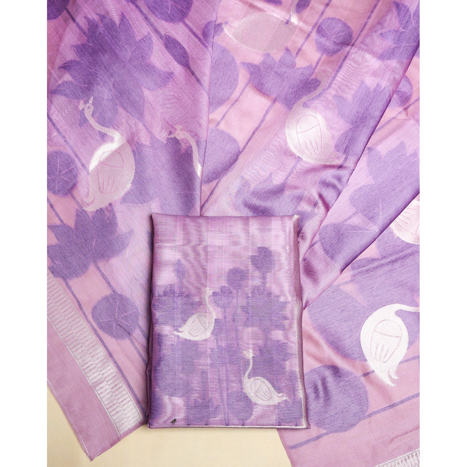 SILK JAMDHANI SUIT SET