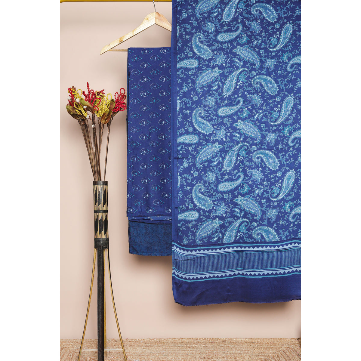 MODAL SILK PRINTED SUIT SET