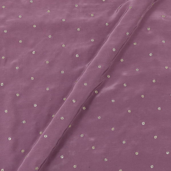 Buy Sequence Embroidered On Lilac Colour Crepe Silk Viscose Fabric Online 3127N9