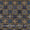 Artificial Mirror Embroidered with Gold Foil Bandhani Print on Cadet Blue Colour Cotton Satin Feel Fabric Online 3145A3