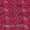Artificial Mirror Embroidered with Gold Foil Patola Print on Rani Pink Colour Cotton Satin Feel Fabric Online 3145B2