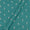 Buy Machine Thread Embroidered  On Aqua Marine Colour Cotton Mul Fabric Online 3161F2