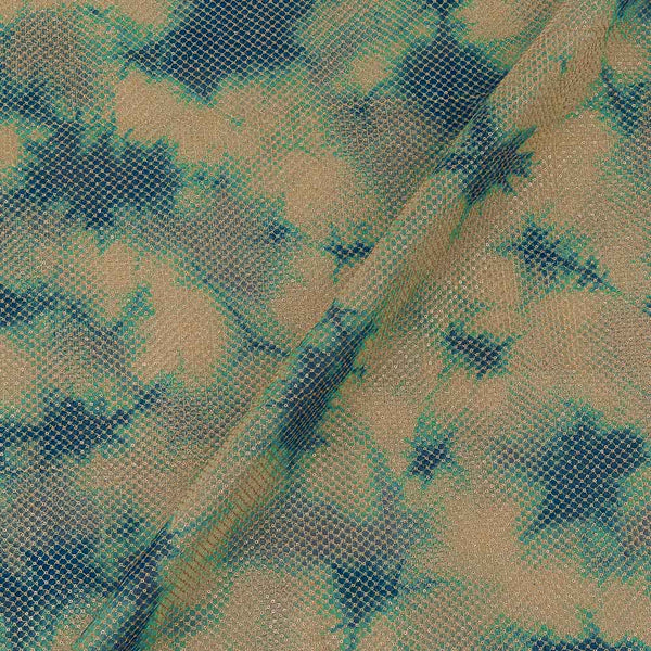 Organza Blue Colour Tie & Dye Tikki Embroidered Fabric freeshipping - SourceItRight