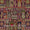Midnight Blue Colour Multi Thread & Tikki Embroidered Viscose Georgette Fabric Online 3197B2
