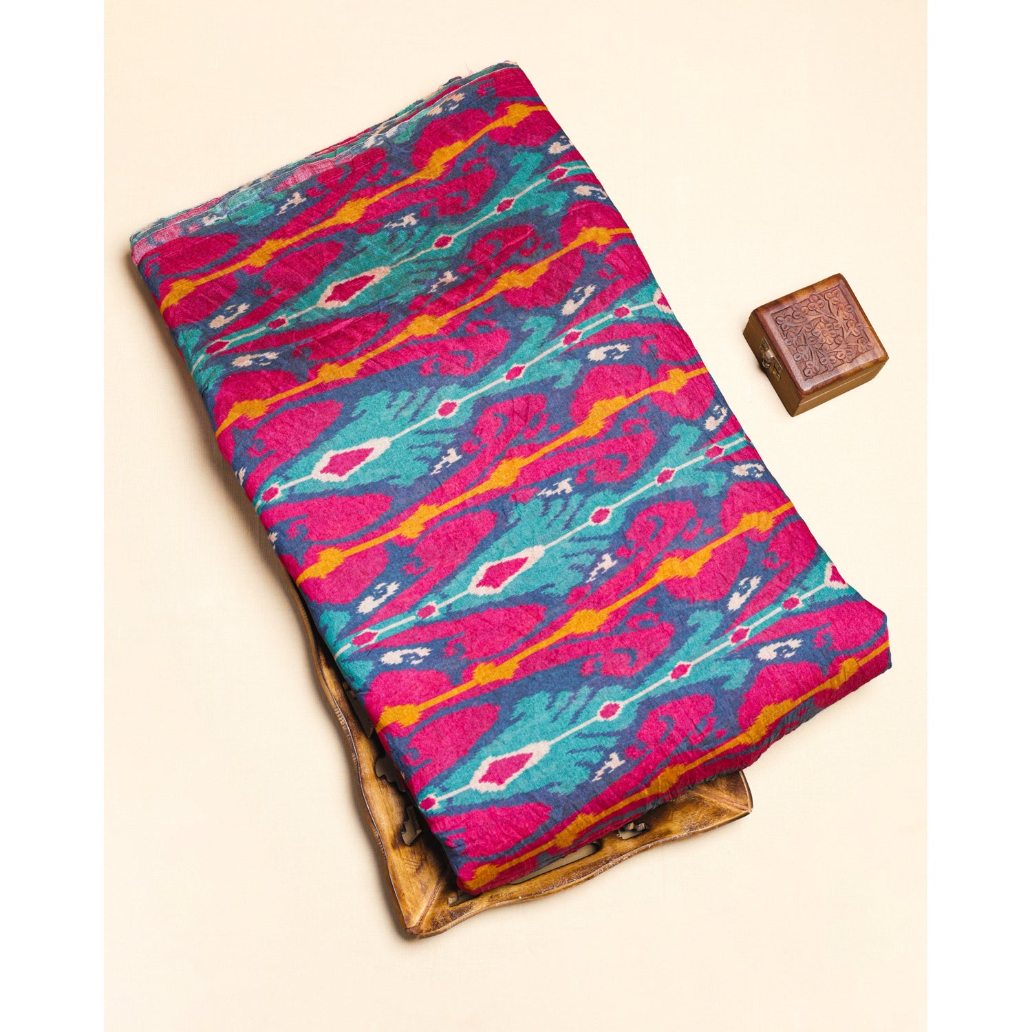 MOGRA CHANDERI PRINTED FABRIC