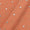 Georgette Peach Orange Colour Artificial Mirror Embroidered Fabric Online 3239AJ