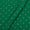 Georgette Emerald Green Colour Artificial Mirror Embroidered Fabric Online 3239AS
