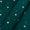 Georgette Peacock Green Colour Artificial Mirror Embroidered Fabric Online 3239H1