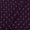Georgette Wine Colour Artificial Mirror Embroidered Fabric Online 3239