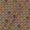 Midnight Blue Colour Multi Thread & Golden Sequins Embroidered Viscose Georgette 43 Inches Width Fabric