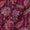 Georgette Onion Pink Colour Gold Foil with Floral Print Fabric Online 3266C2