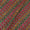 Velvet Maroon Colour Gold Tikki and Multi Thread Embroidered Fabric