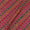 Velvet Crimson Colour Gold Tikki and Multi Thread Embroidered 43 Inches Width Fabric