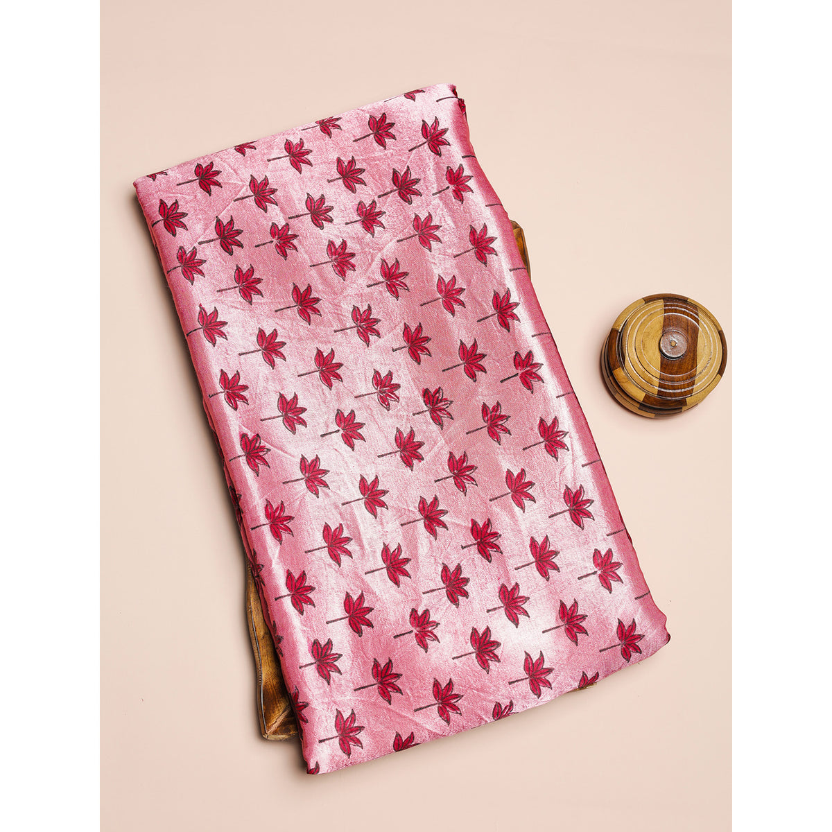 PURE MASHRU GAJJI SILK PRINTED FABRIC