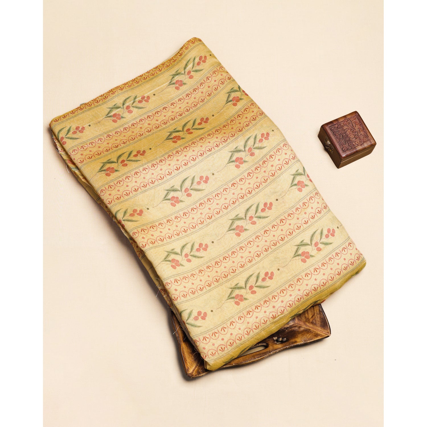 MOGRA CHANDERI PRINTED FABRIC
