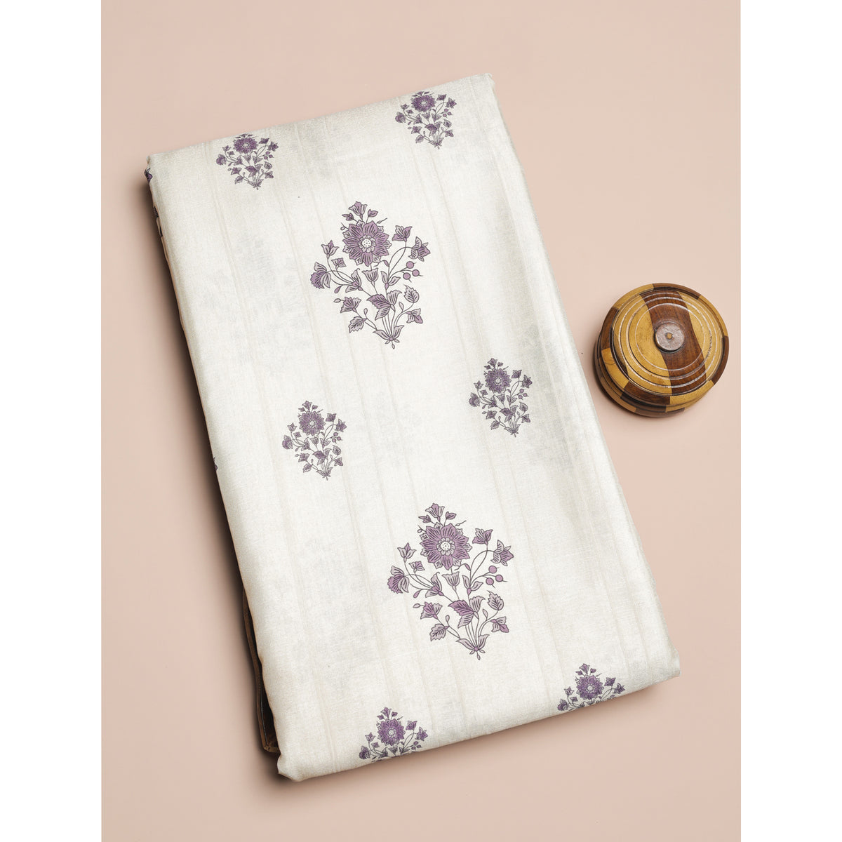 SEMI TUSSAR PRINTED FABRIC