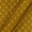 Silk Feel Thread Checks with Tikki Embroidered Mustard Gold Colour 43 Inches Width Fabric