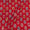 Buy Upada Silk Feel Red Colour Multi Tikki Embroidered Fabric Online 3314