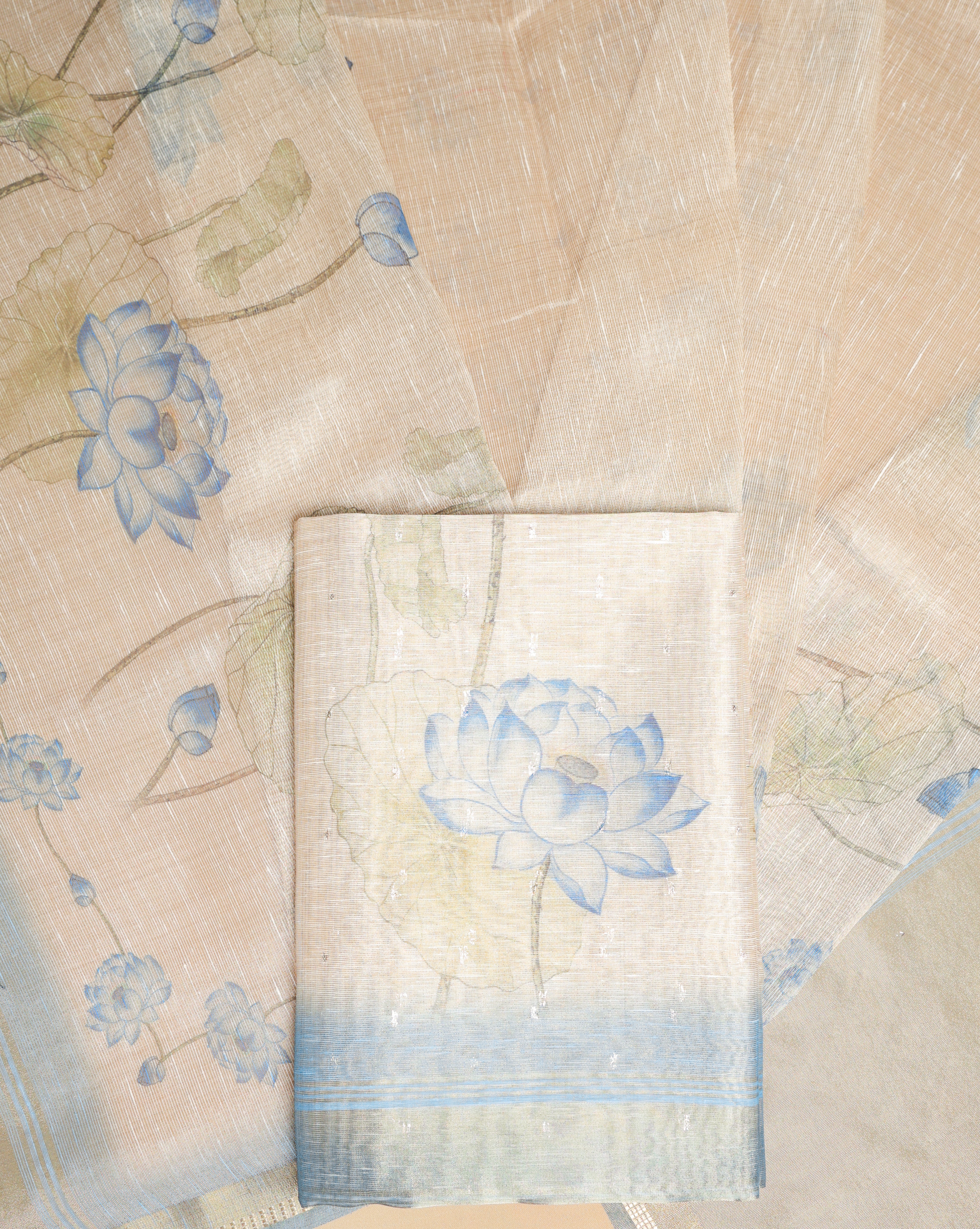 TEHZEEB - TISSUE SILK PRINTED 2 PIECE SET