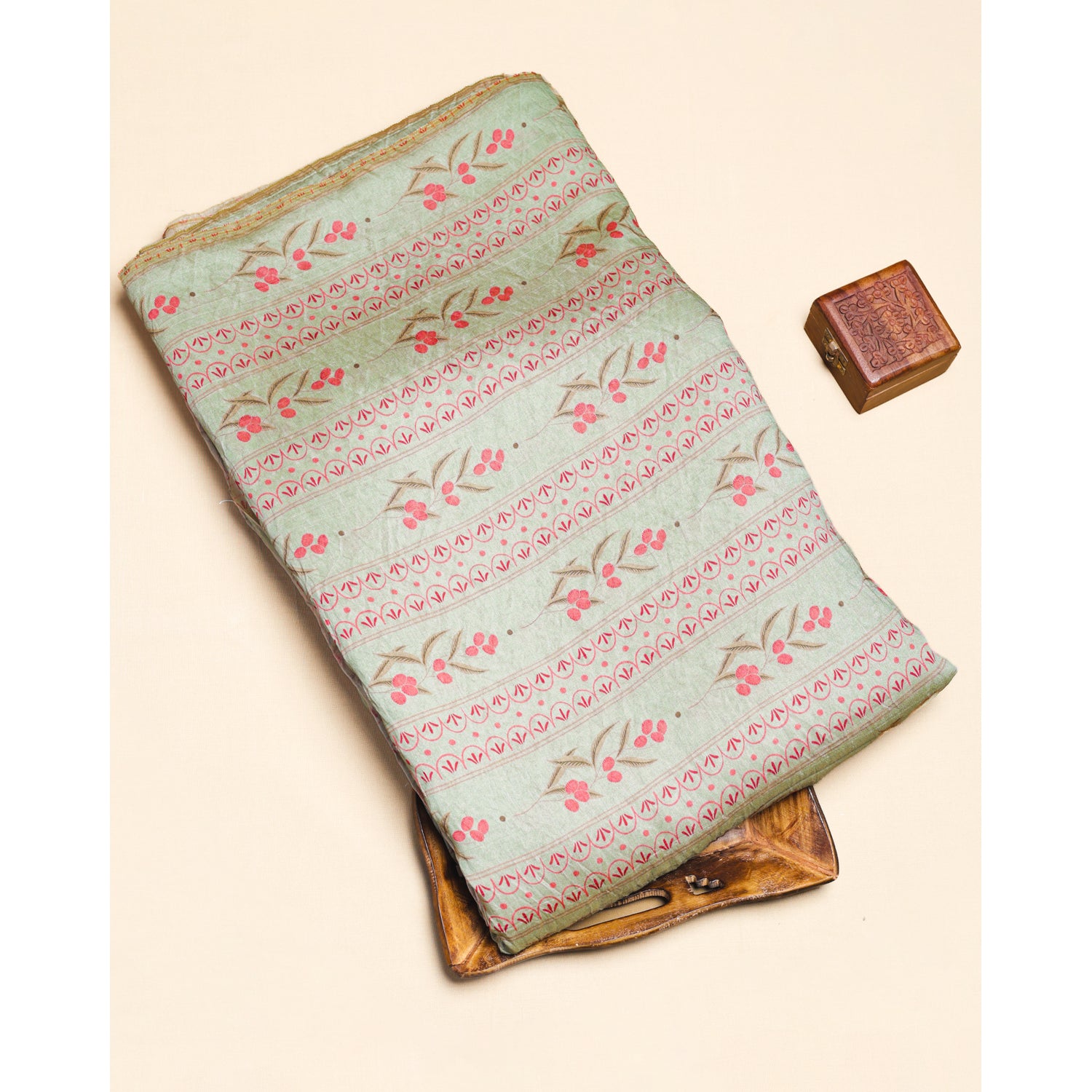 MOGRA CHANDERI PRINTED FABRIC