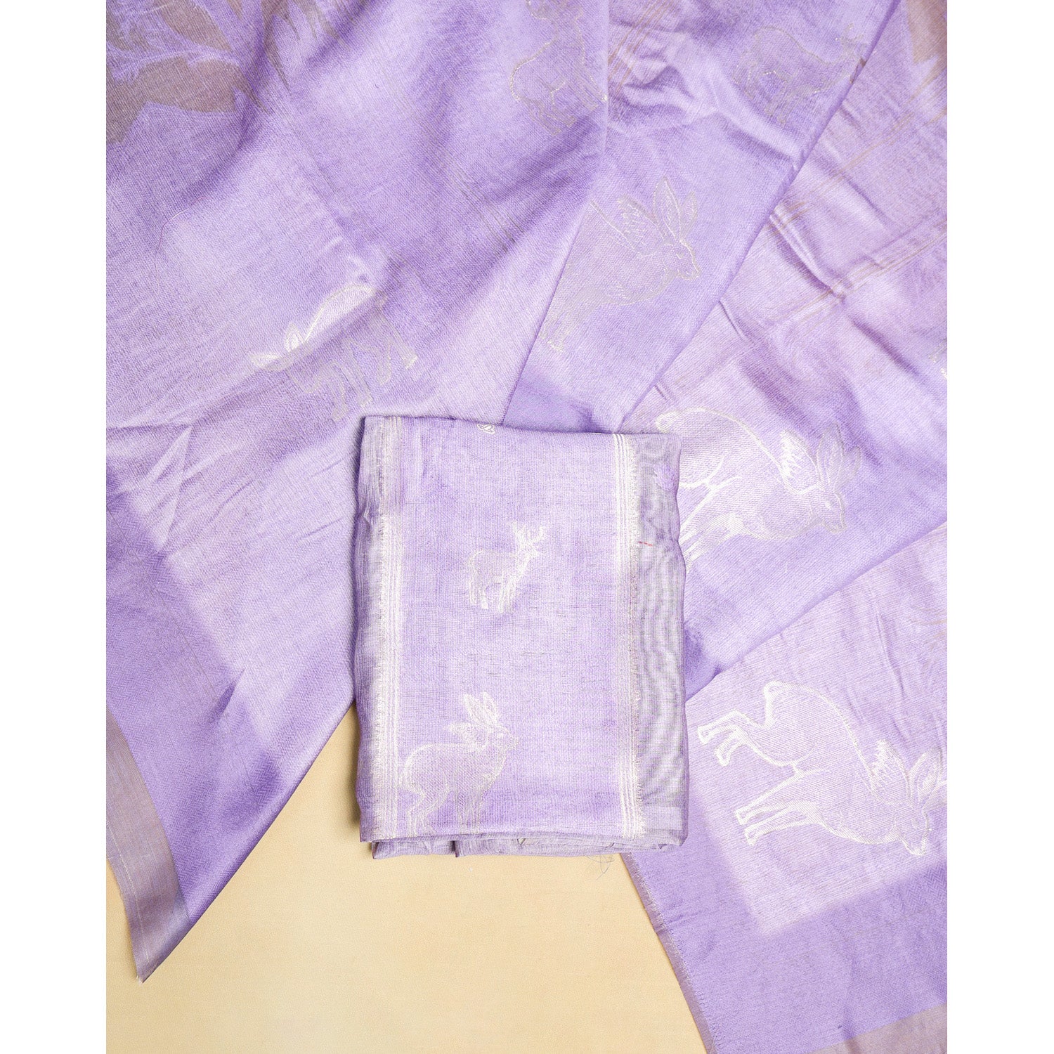 SILK JAMDHANI SUIT SET