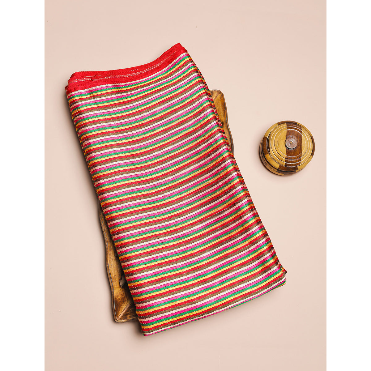 PURE MASHRU GAJJI SILK PRINTED FABRIC