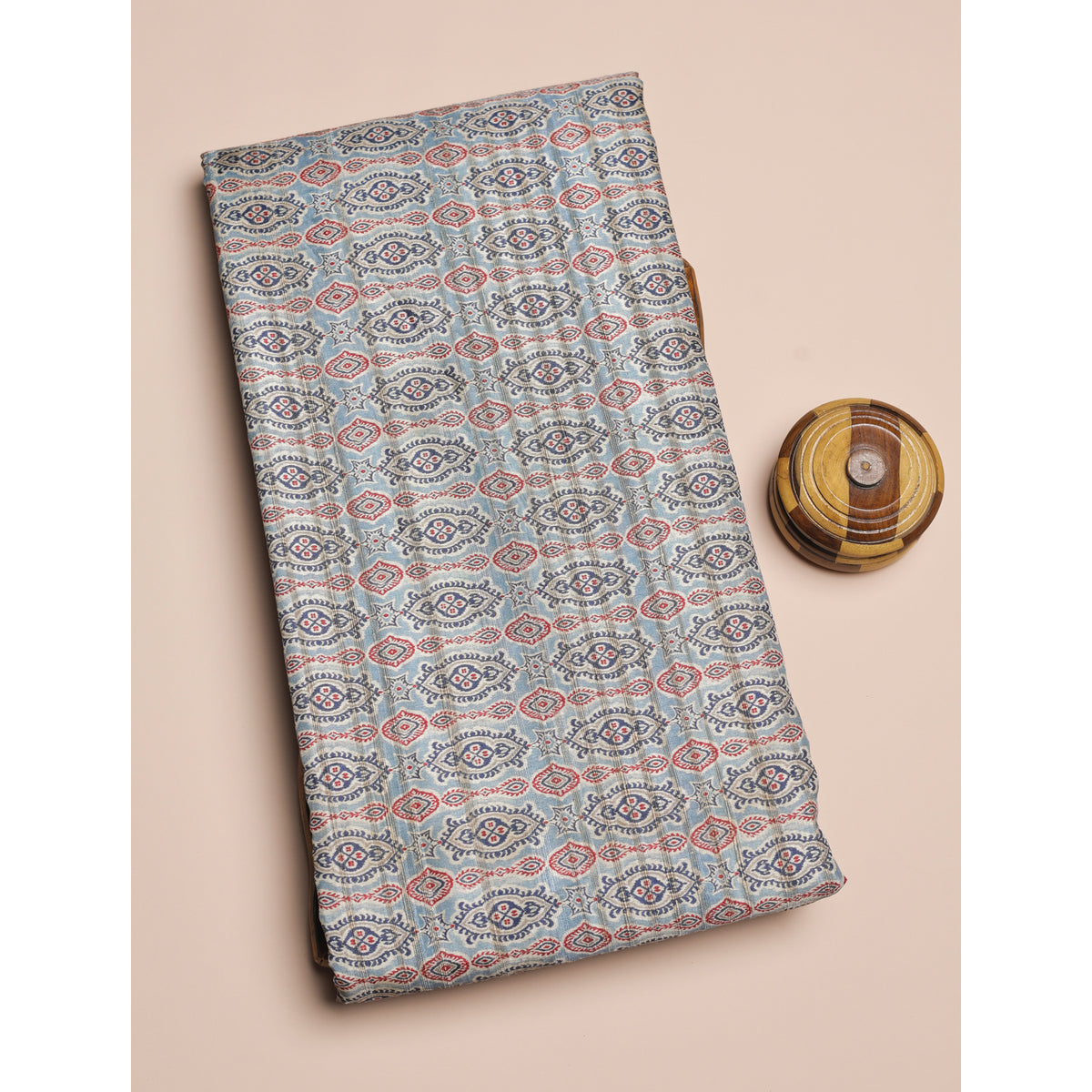 SEMI TUSSAR PRINTED FABRIC
